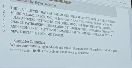 Colorado teachers union passes resolution wrongly claiming capitalism inherently exploits children, harms education by Hans Bader