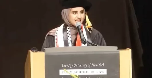 Law school commencement speaker says ‘law is a manifestation of white supremacy’ by LU Staff
