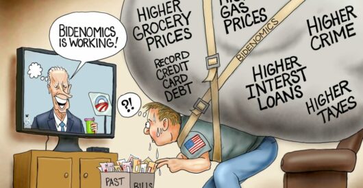 Cartoon of the Day: Strapped by A. F. Branco