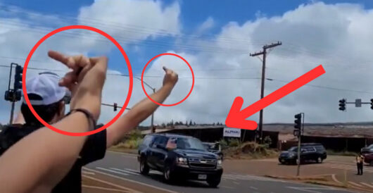 ‘F*ck You’: Livid Maui Residents Flip Off Biden’s Motorcade by Daily Caller News Foundation