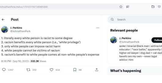 UCLA civil-rights official promotes illegal discrimination against whites by Hans Bader