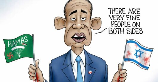 Cartoon of the Day: Playing the Middle by A. F. Branco