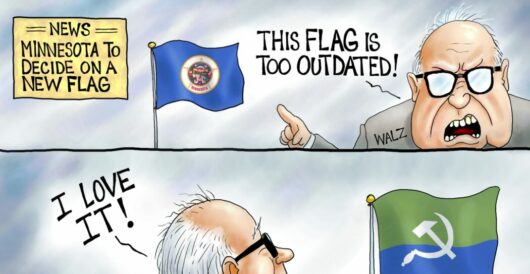 Cartoon of the Day: Flag Waver by A. F. Branco