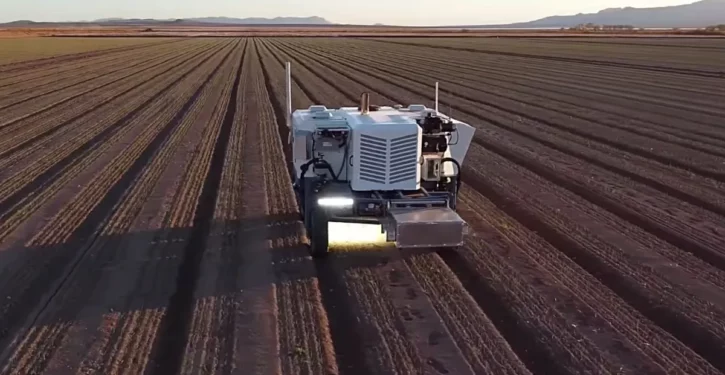 Farming robot uses artificial intelligence to kill 100,000 weeds per hour