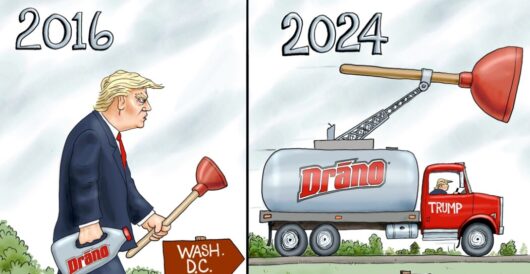 Cartoon of the Day: Drain, Baby, Drain by A. F. Branco