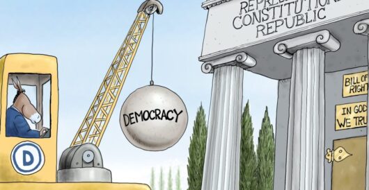 Cartoon of the Day: Dem-olition Party by A. F. Branco