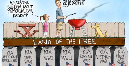 Cartoon of the Day: Memorial Day 2024 by A. F. Branco