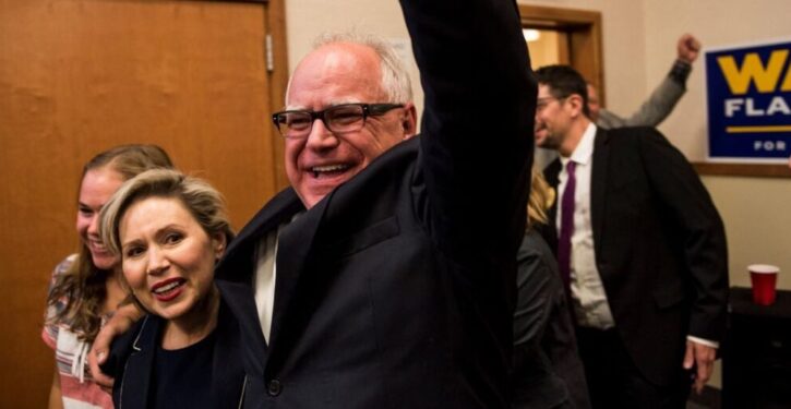 Tim Walz’s Wife Said She Wanted To Smell Fires Of 2020 BLM Riots Because It Was A ‘Touchstone’ Moment To Savor