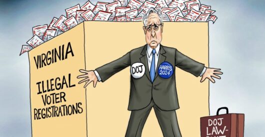 Cartoon of the Day: DOJ vs Fair Elections by A. F. Branco