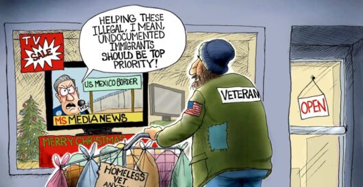 Cartoon of the Day: Out In The Cold by A. F. Branco