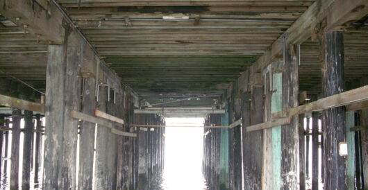 Santa Cruz wharf collapses into the sea because of environmental lawsuit by LU Staff