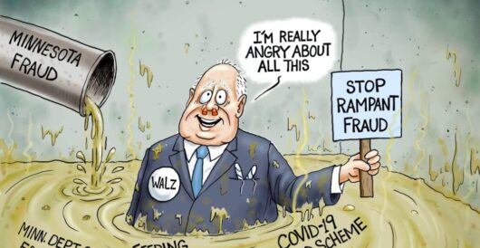 Cartoon of the Day: He’s In The Tank by A. F. Branco