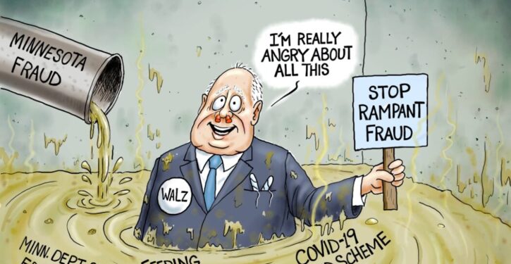 Cartoon of the Day: He’s In The Tank