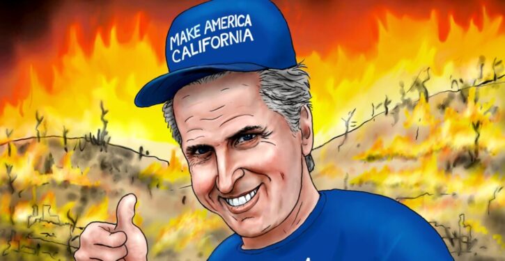 Cartoon of the Day: Burning To Run (with commentary below cartoon)