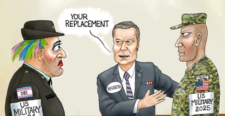 Cartoon of the Day: Pronouns: Fired/Gone (with commentary below cartoon)
