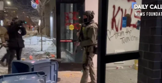 Anti-ICE Rioters Attack Minneapolis Hotel After Killing of Alex Pretti by Daily Caller News Foundation